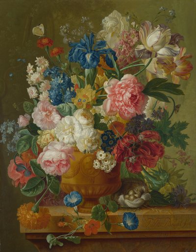 Flowers in a Vase, 1789 by Paul Theodor van Brussel